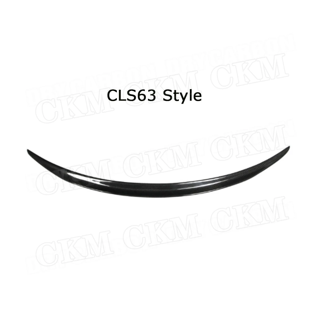 Carbon Fiber Rear Bumper Lip Spoiler Wing Fit For Mercedes Benz CLS Class W257 CLS260 300 350 450 CLS53 AMG 2019 UP Trims