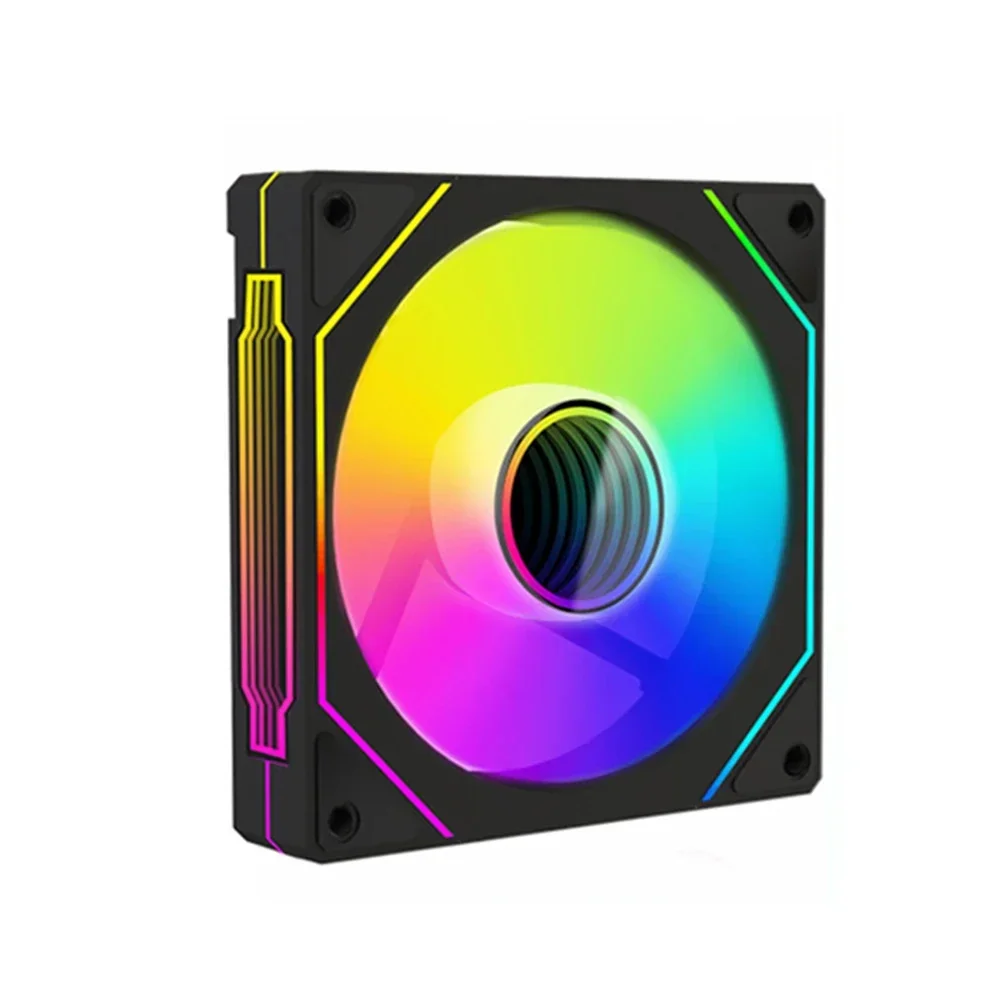 Upsirene UF-1 Pro Computer Chassisventilator 12Cm Argb 4 Pin Pwm Stille Koelventilator 12V Groot Luchtvolume 45. 2cfm/600-1500Rpm