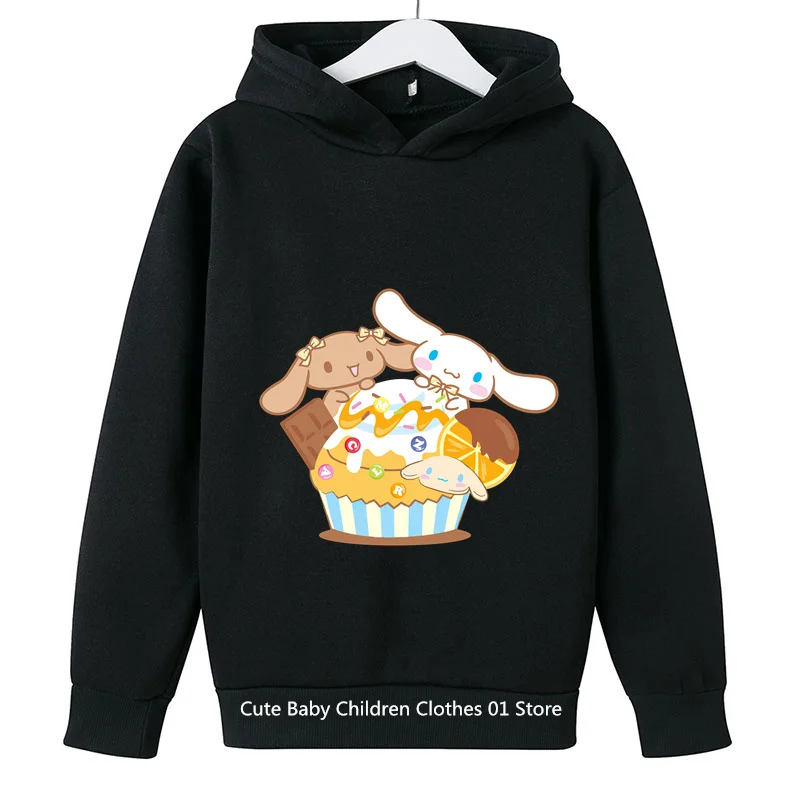 2024 New Hoodie Children Hoodie Student Dress Boys Girls Pure Cotton Hoodie Girls Birthday Gift