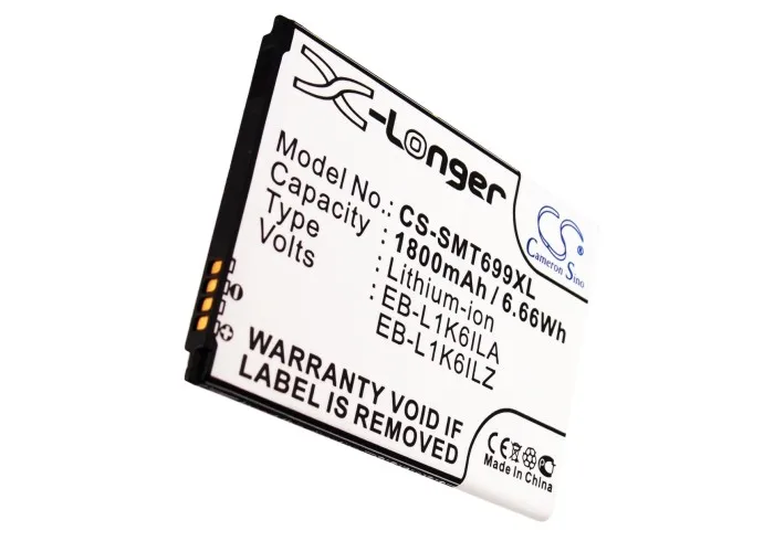 

1800mAh Battery EB-L1K6ILA,EB-L1K6ILZ for Samsung/Verizon SCH-i415, I425, T699, For T-Mobile Galaxy Stratosphere 2