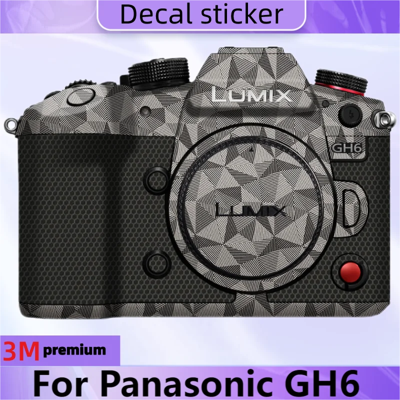 

For Panasonic GH6 Anti-Scratch Camera Body Sticker Coat Wrap Protective Film Protector Decal Skin