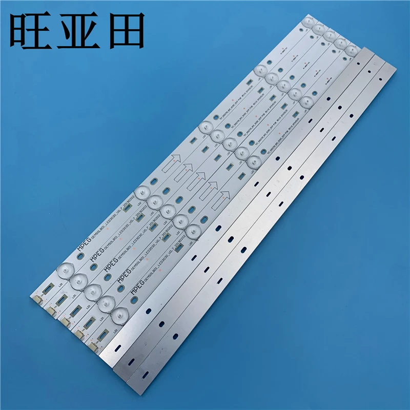 Striscia di retroilluminazione a LED 8 pz/set per TCL 50D2700 F50S3803 LVF500NDEE 50FS3800 LED50D2720 LVF500AUOY Thomson 50FA3213 TOT_50D2700