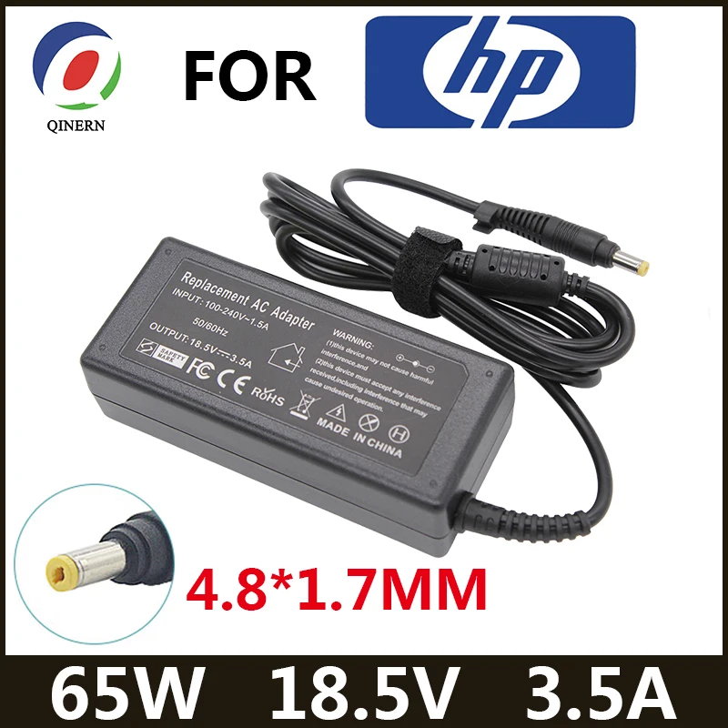 

18.5V 3.5A 65W 4.8*1.7mm Adapter Charger For HP 430 4330s 4415s 4230s 4410s 4311s dv1000 dv1003 dv1004 dv170 Laptop PowerSupply