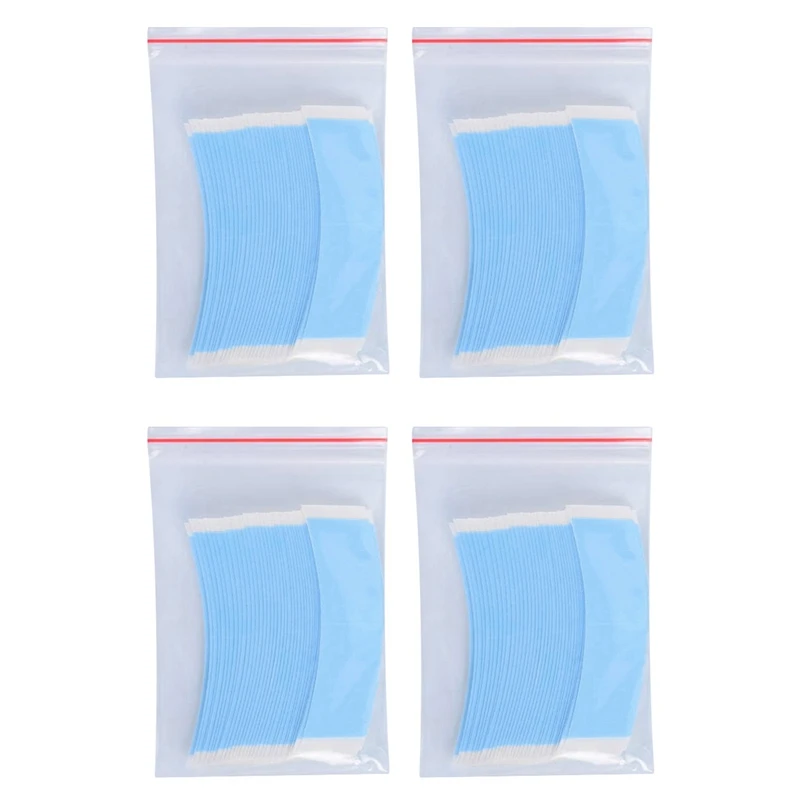 

144Pc/Lot Blue Double Hair System Adhesive Strong Extension Wig Tape Fixed Hair Waterproof For Toupee Lace Wigs Film