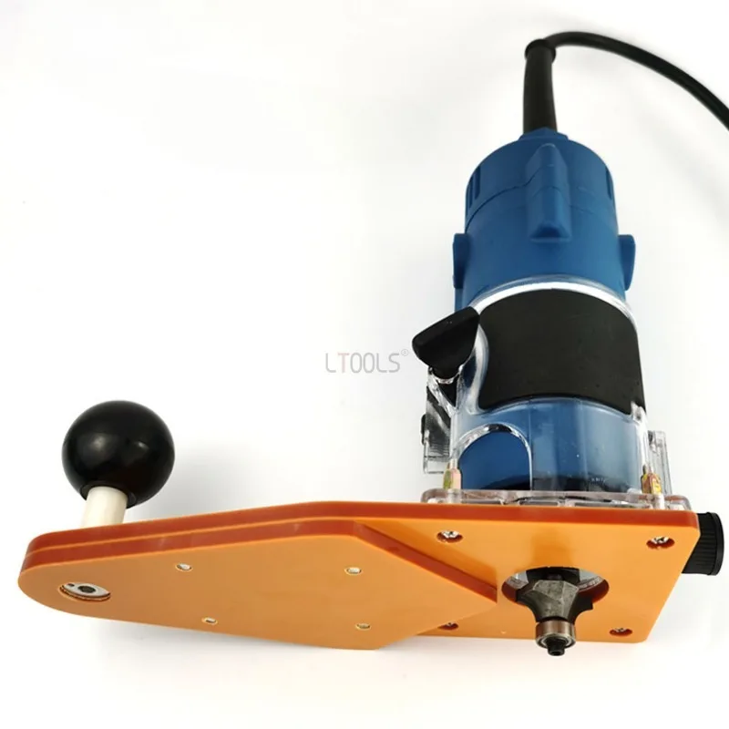 Trimming Machine Base Plate Lectric Wood Milling Slotting Balance Board Flip Board Woodworking Workbench Chamfering Guide Tools