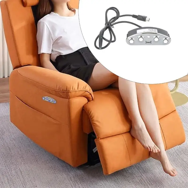 Power Recliner Switches Recliner Chair Sofa Replacement Button Chair Lift Controller 5 Button Hand Control Switches 