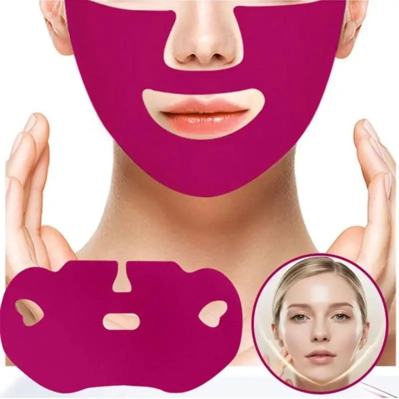 V-Shaped Face Lifting Mask Ear-Hanging Nano-Hydrogel Slimming Mask Women Skin Hydrating Moisturizing Lifting Firming Mask
