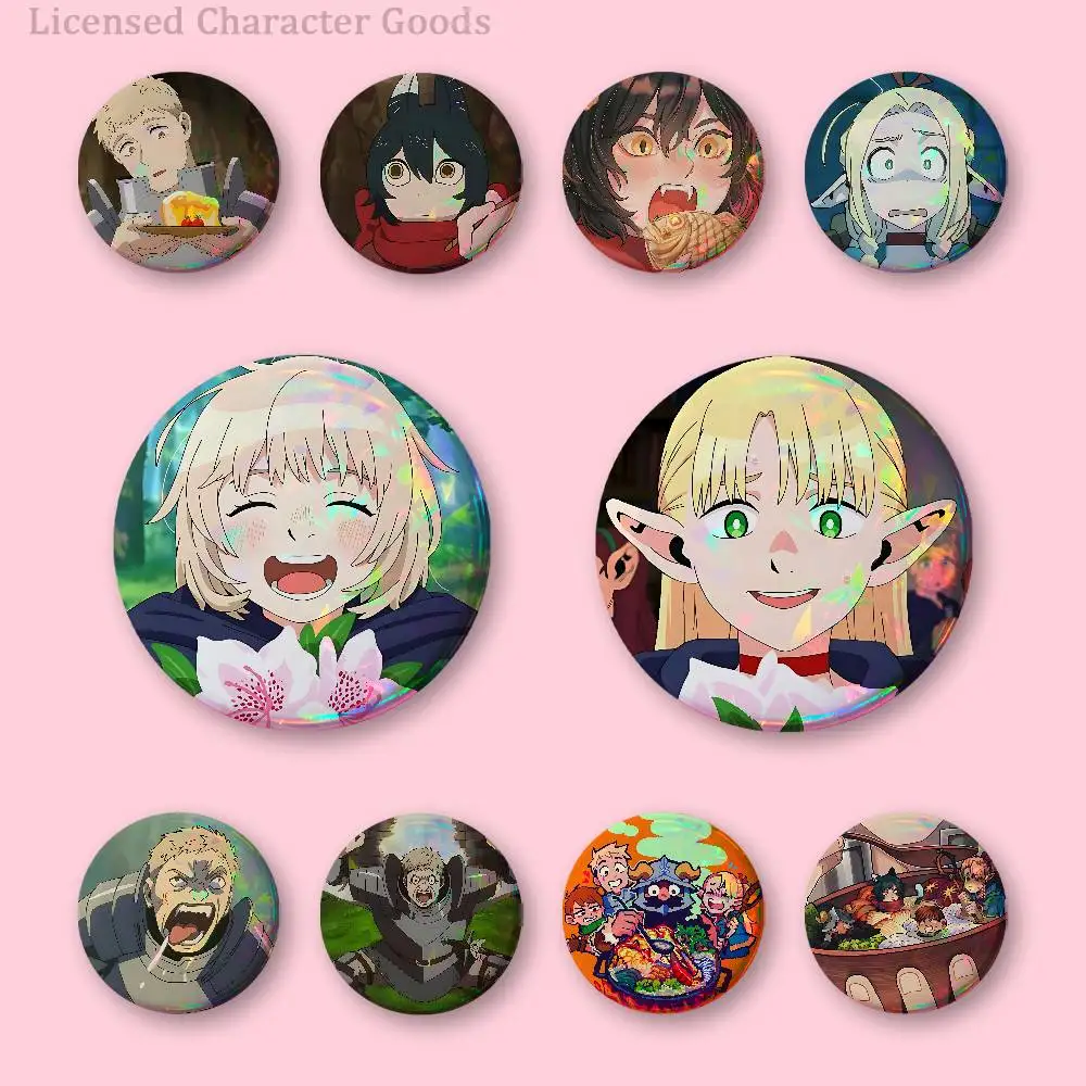 D-Delicious in D-Dungeon Badges Round Nijigen Otaku Culture IP peripheral products  58mm 44mm 32mm 75mm 25mm Mini