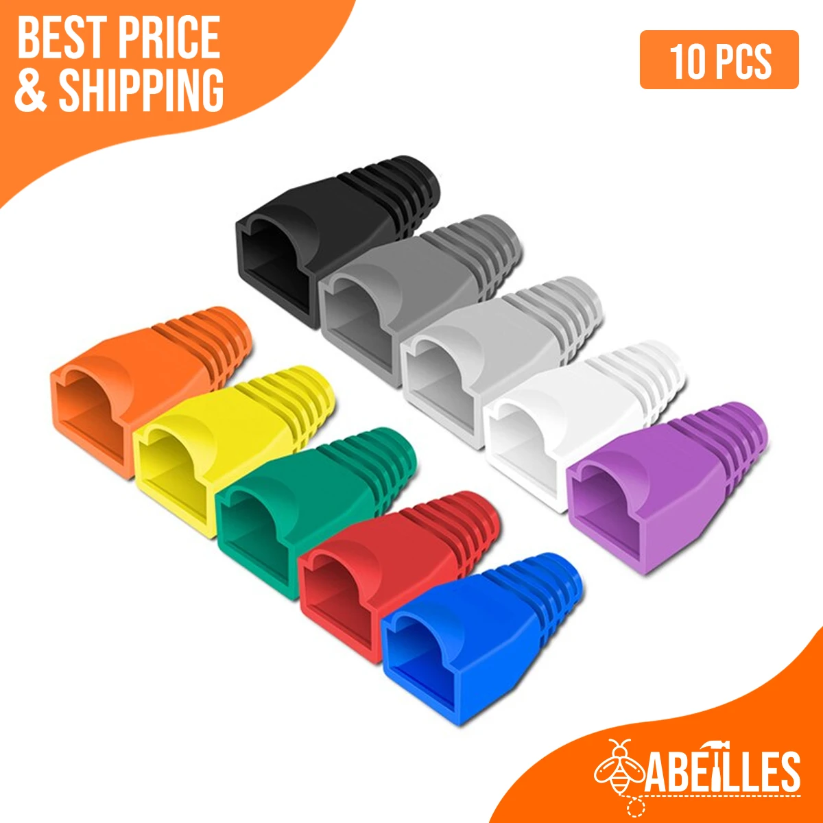 10PCS RJ45 Modular Plug Protective Sheath