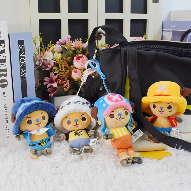 

Hot Anime One Piece Original Plush Pendant Doll Luffy Toy Tony Chopper Laboon Sabo Keychain Soft Stuffed Backpack Ornaments Toy