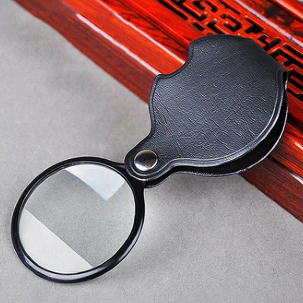 Pocket Mini 5X 45mm Folding Jewelry Magnifier Magnifying Eye Glass Loupe Lens