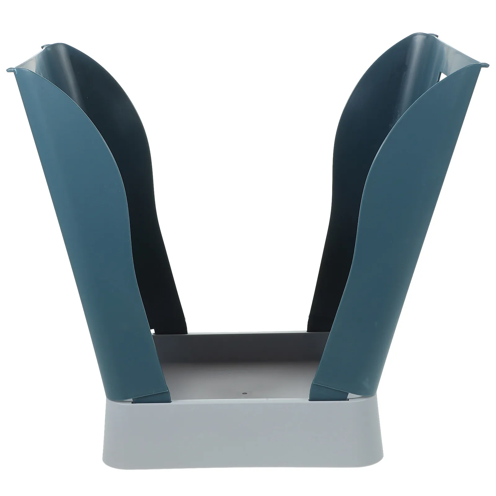 

Adjustable Garbage Bin 9-Level Height Adjustable Blue-Grey Plastic Trash Bag Rack For Kitchen Bathroom Waste Bag Holder