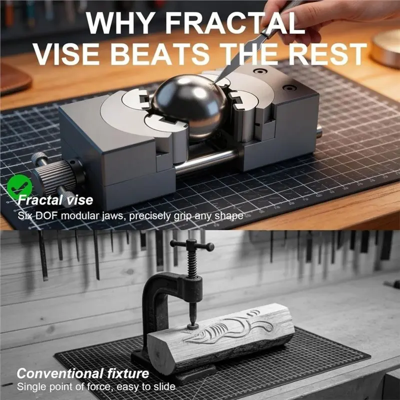 GOOD-Bench Vise Miniature, Portable Desktop Clamp Fixtures For DIY Crafts Model Making Jewelry Watch Repair Hand Tool
