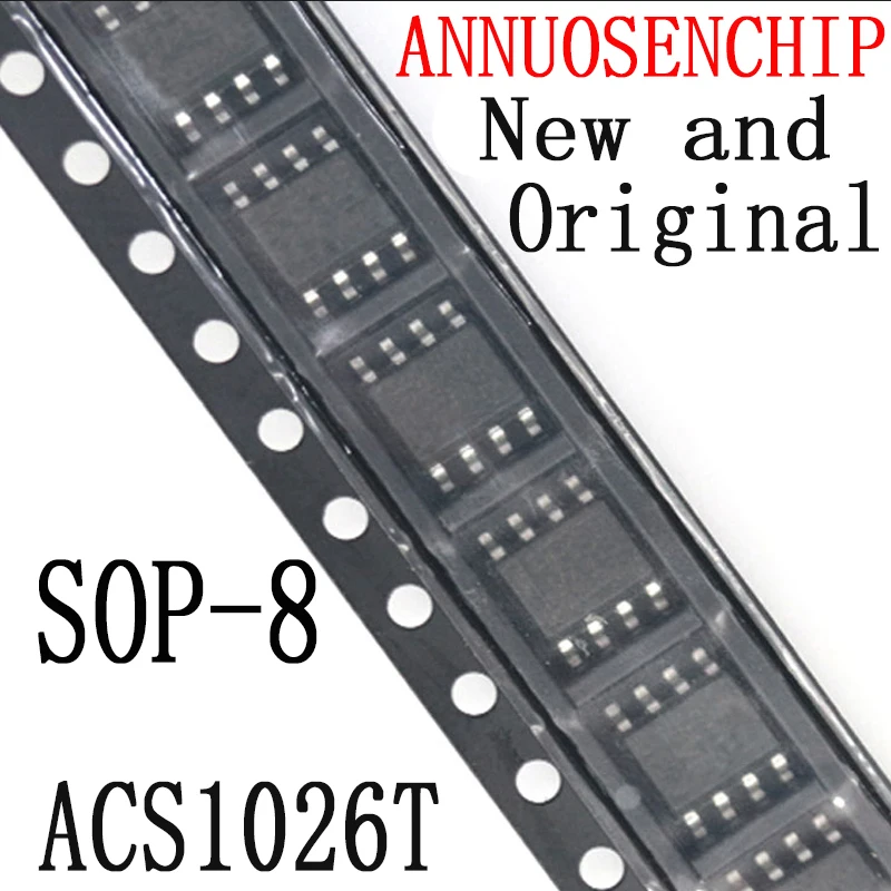 5PCS New And Original SOP-8 ACS102-6T1-TR  SOP8 ACS102-6T1 SOP ACS102-6T ACS1026T