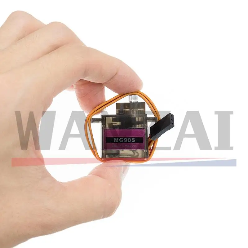 1pcs MG90S Metal gear  Digital 9g Servo For Rc Helicopter plane boat car MG90 9G image 2