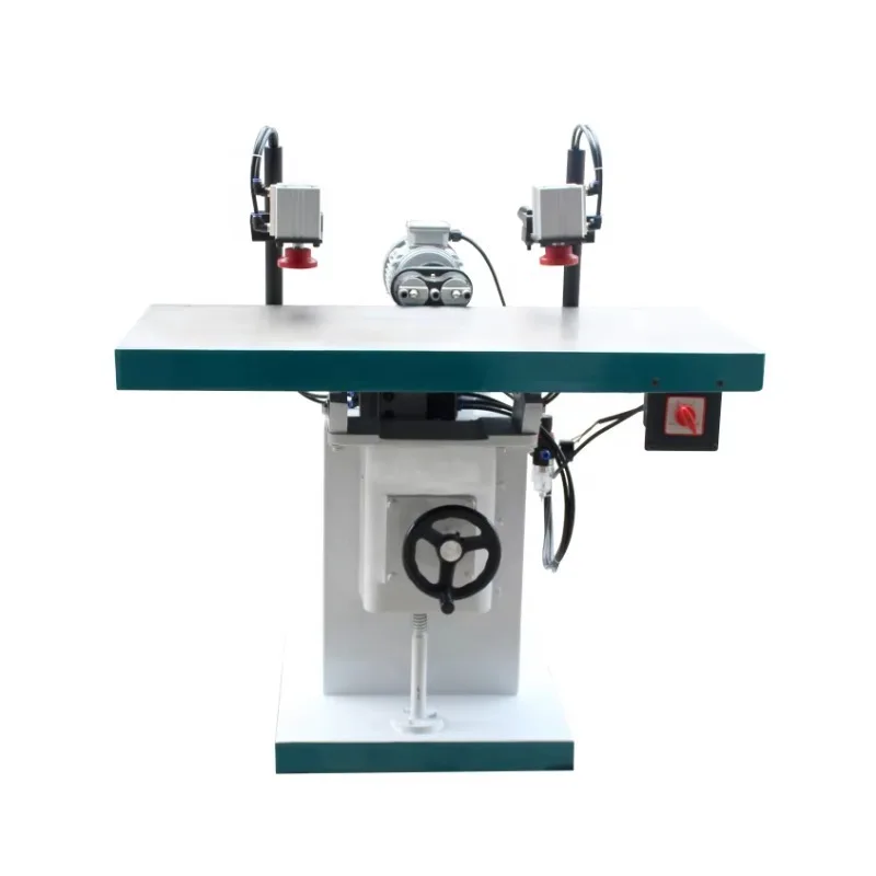 Woodworking horizontal automatic adjustable multi-axis pneumatic compaction driller 3-axis wood side hole drilling machine