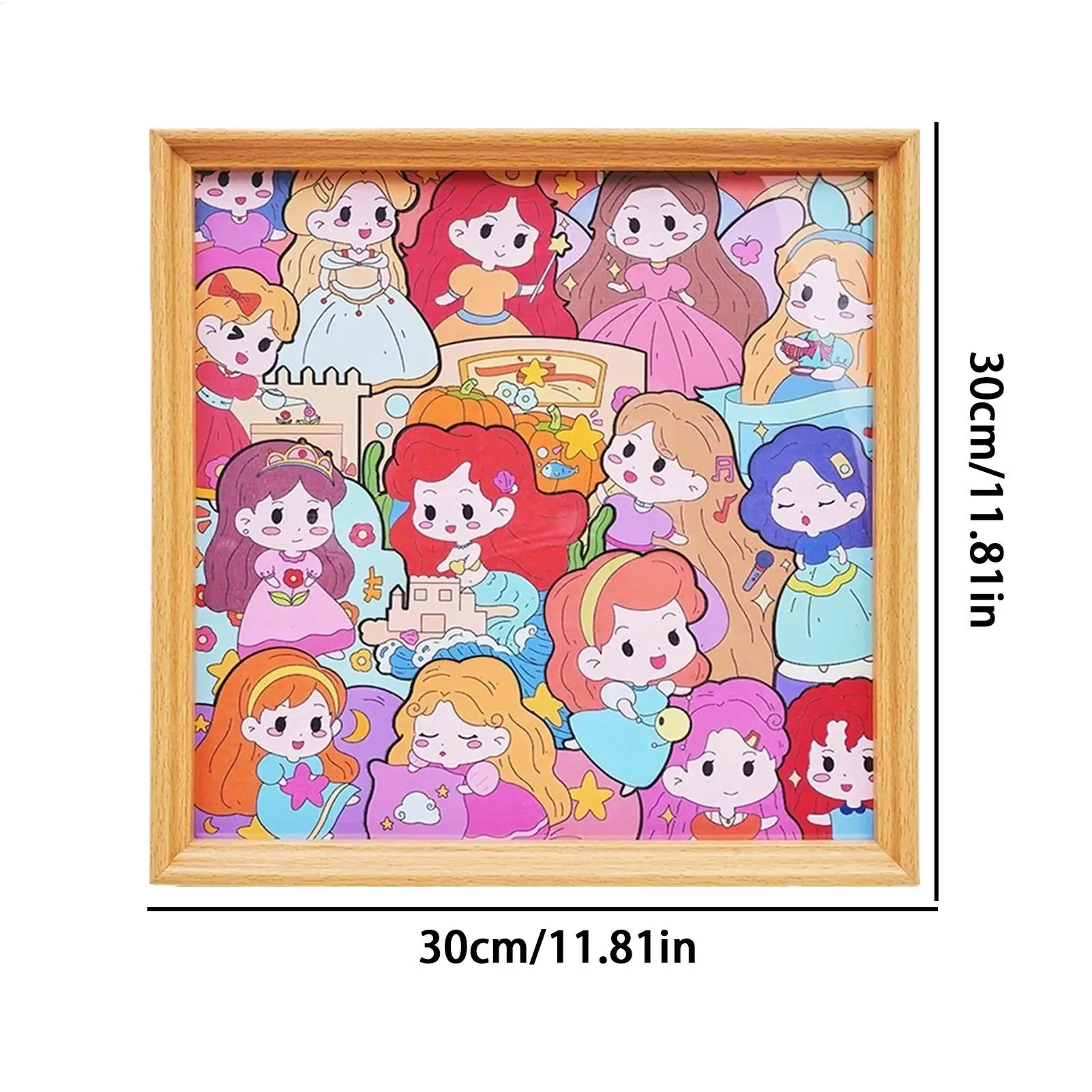 จิ๊กซอว์ปริศนาสำหรับเด็กผู้หญิง ของเล่นเสริมพัฒนาการ ระบายสีได้ จิ๊กซอว์การ์ตูนสำหรับเด็กชายและเด็กหญิง ใช้ได้ที่บ้าน เดินทาง และห้องนอน