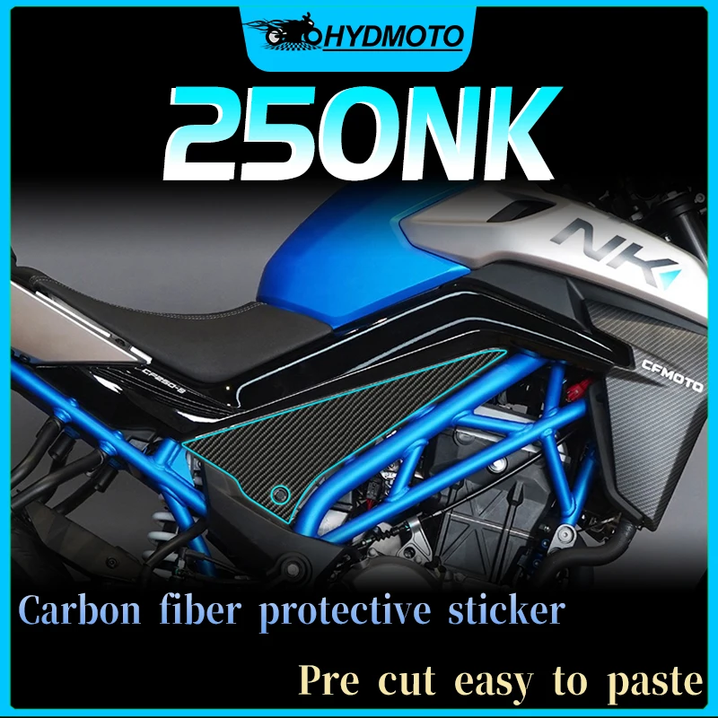 

For CFMOTO 250NK 2022 modified car stickers carbon fiber protective film body decoration sticker