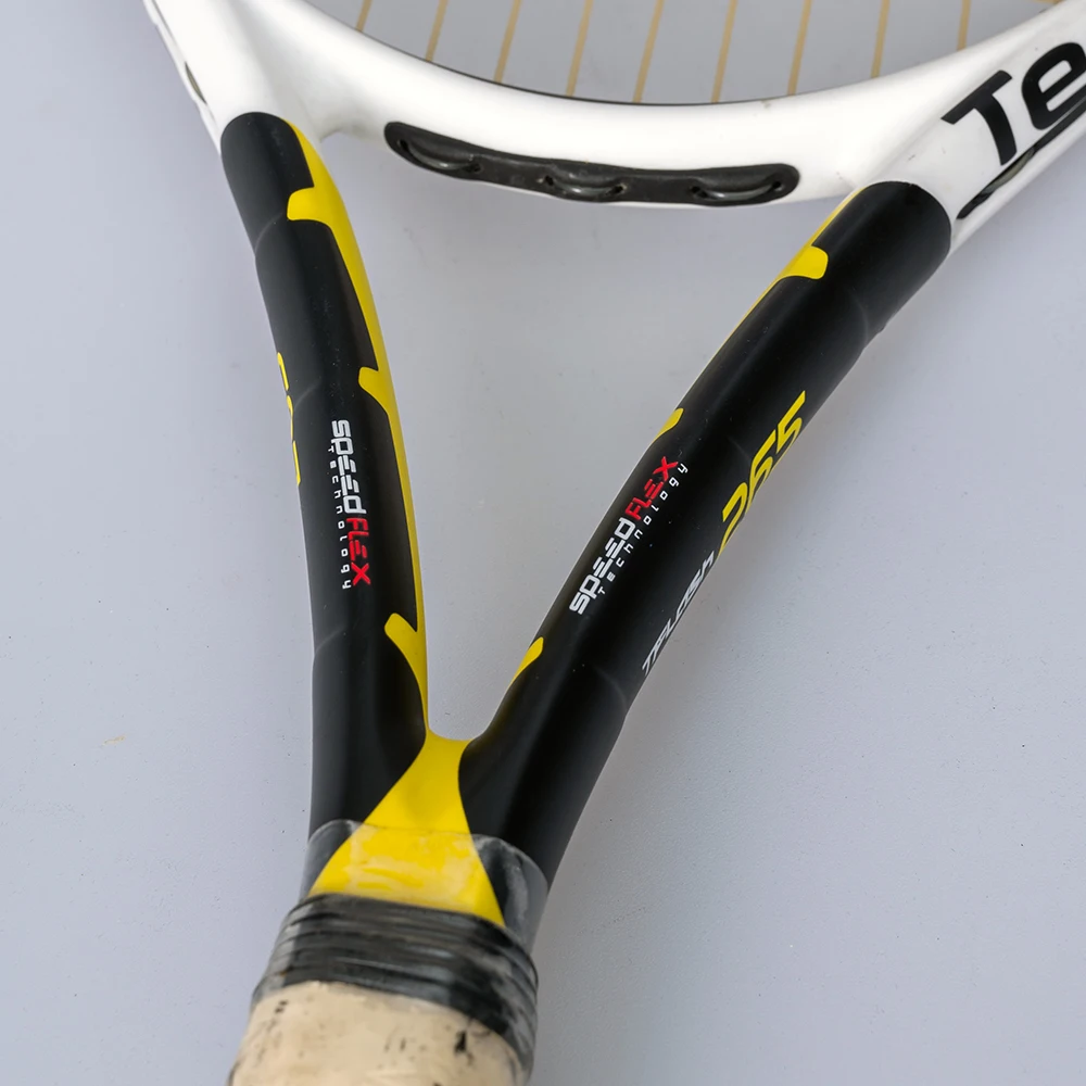 TecniFibre Tflash 265 Speed   G2 288g Shockproof Carbon Fiber Tennis Racquet Light-Weight Fast Control Intermediate Players