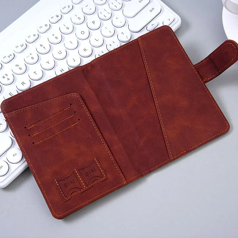 

Вместительный дорожный органайзер для паспортов из утолщенной искусственной кожи, кошелек для мужчин и женщин, держатель для карт для поездок за границу