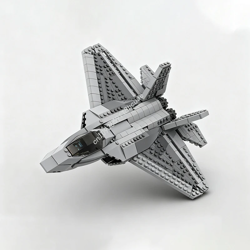 

583 шт. MOC Lockheed Martin F22 Raptor Creator модель строительные блоки идея день рождения дети кирпичные игрушки рождественские подарки