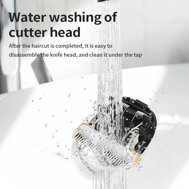 WAIKIL New Multi functional Hair Trimmer Professional Men's Oil Head Sculpture Scissor Charging Electric Waterproof Hair Trimmer