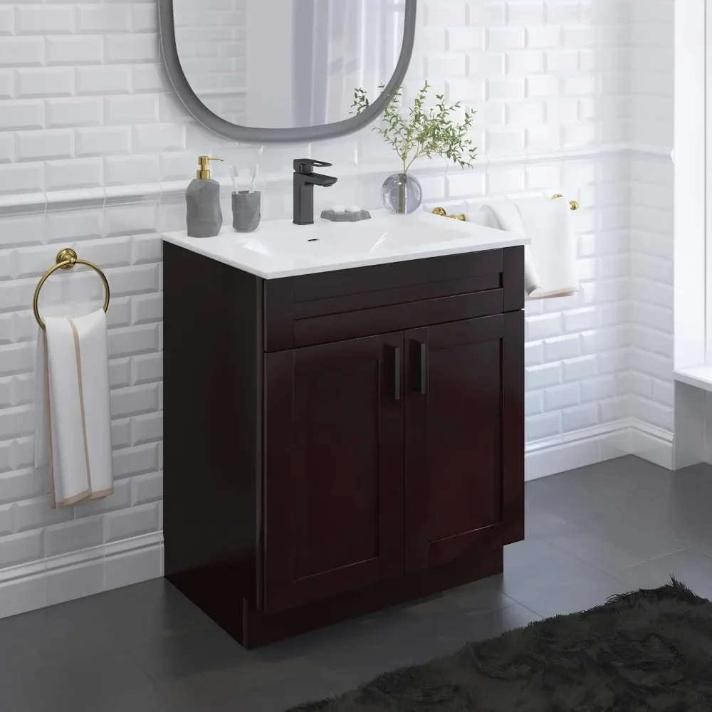 Bathroom Vanity Sink Base Ready-to-Assemble Bathroom Cabinet 24