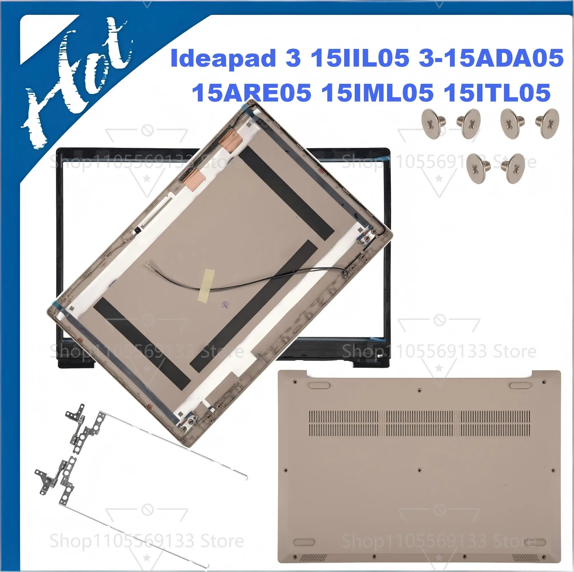 

Cover For Ideapad 3 15ARE05 15IML05 15IIL05 15ITL05 15ADA05 15IGL05 LCD Back Cover/Front Frame//Base Cover GS552