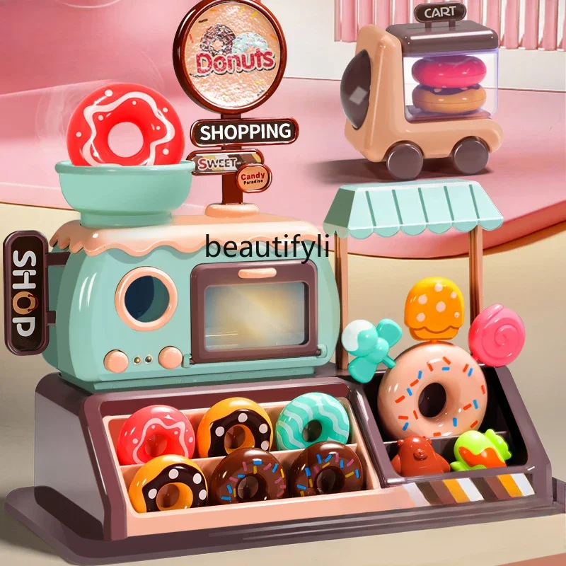 

Donut Toy Ice Cream Ice Cream Cart Girl Puzzle Baby Boy Birthday Gift