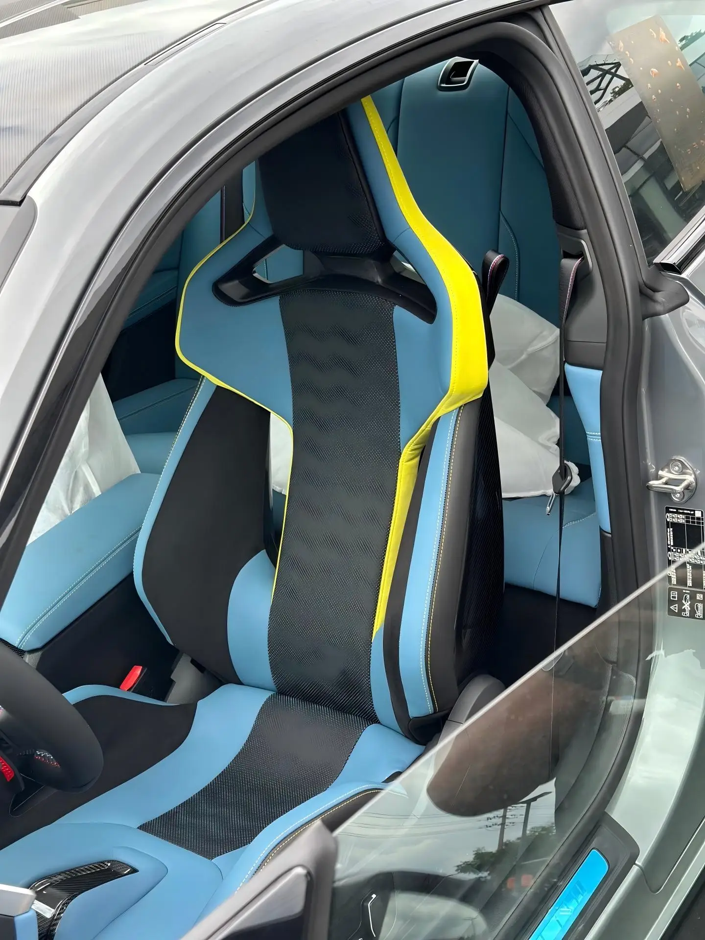 For  E46 E82 Carbon Fiber Bucket Seat Sport Racing Design Improved Support Car Interior Upgrade Parts view 3