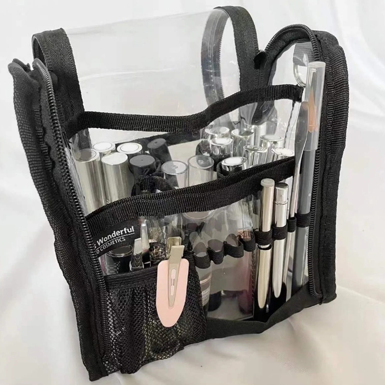 Makeup Artists Bag Make Up Bags Organizer Multipurpose Large Clear Makeup Bag Toiletries Makeup Case for Camping Home