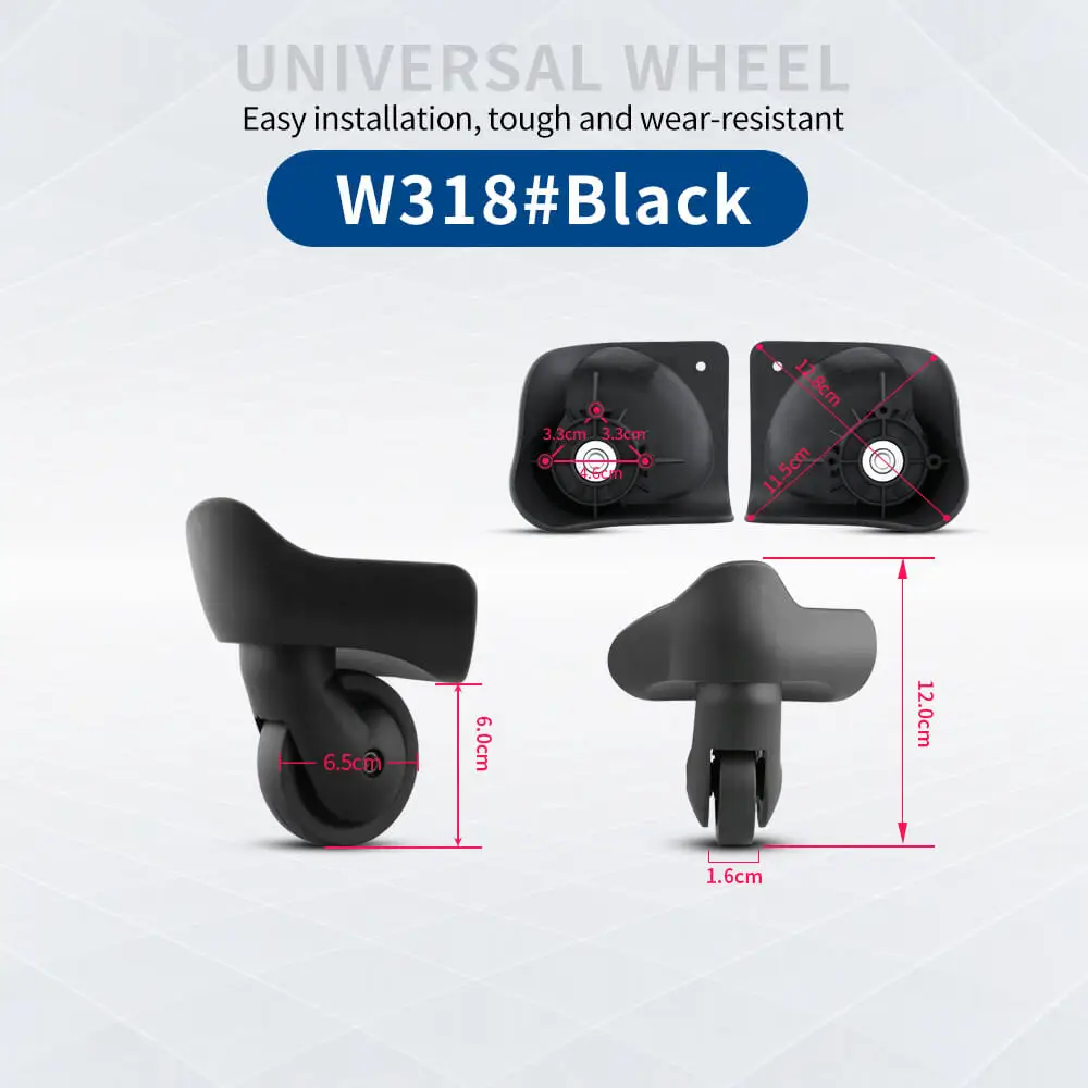 Hongsheng Koffer Universalrad Trolley-Rad Zubehör Passwort-Reisekoffer Geräuschlose Universalräder zur Reparatur und zum Austausch – Detail 18