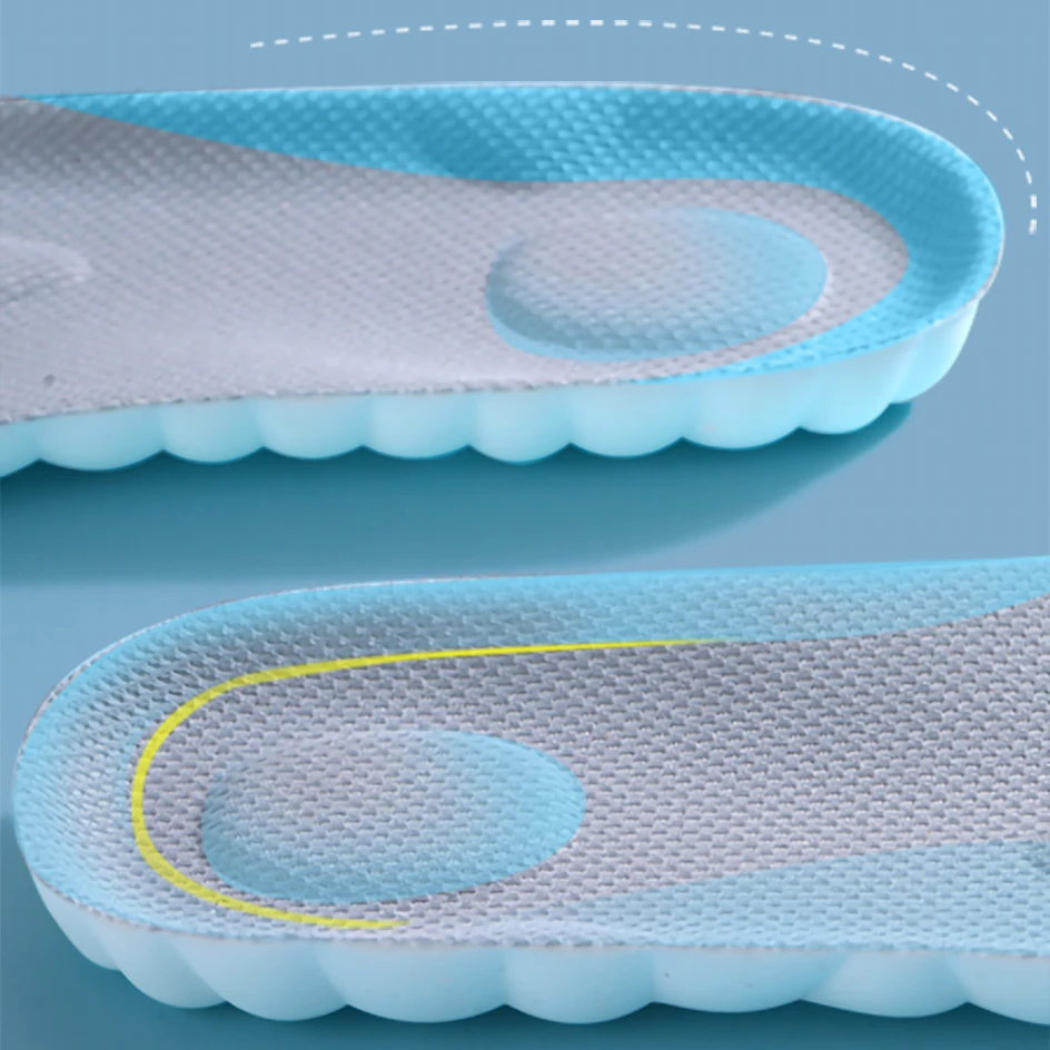 Sport Insoles for Shoes Sole Shock Absorption Deodorant Breathable Cushion Running Insoles for Feet Man Women Orthopedic Insoles