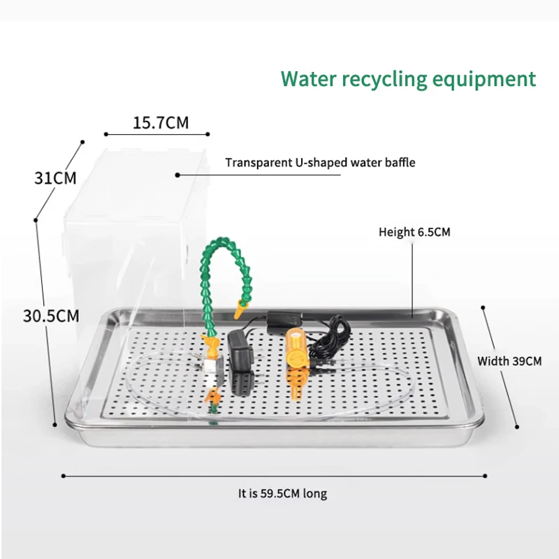 1950W Multifunction Table Saw 220V Woodworking Jade Cutting Engraving Machine Stone Polisher Grinder Water Circulation Workbench