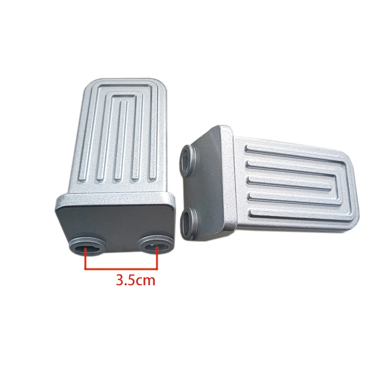 Aftermarket rear footrest pedals, modified rear foot pegs compatible with electric scooter DE2, DT6, DM6, DE8