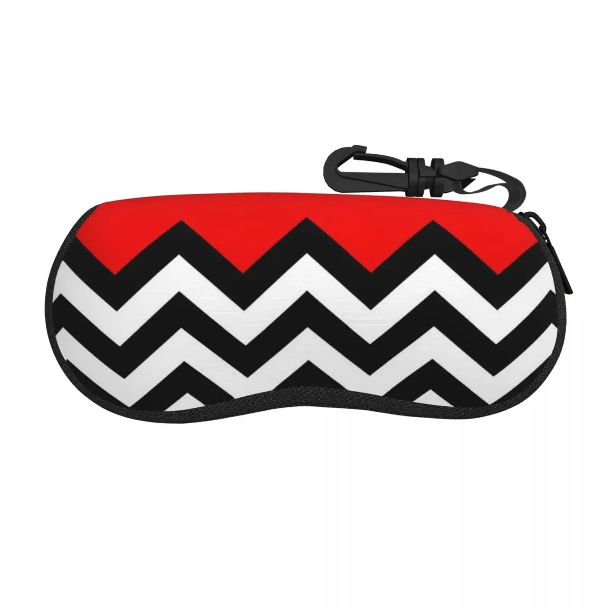 

Twin Peaks - Black Lodge Pattern Shell Glasses Case Protector Sunglasses Box Women Men Soft Eyeglasses Bag Pouch
