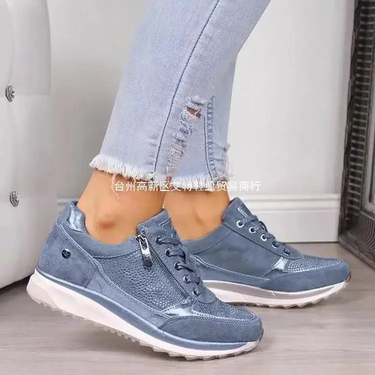 

Hot Seller Large Size New Spring and Autumn Single Shoes Female Fashion in The British Increase Shoes Female Casual Women's