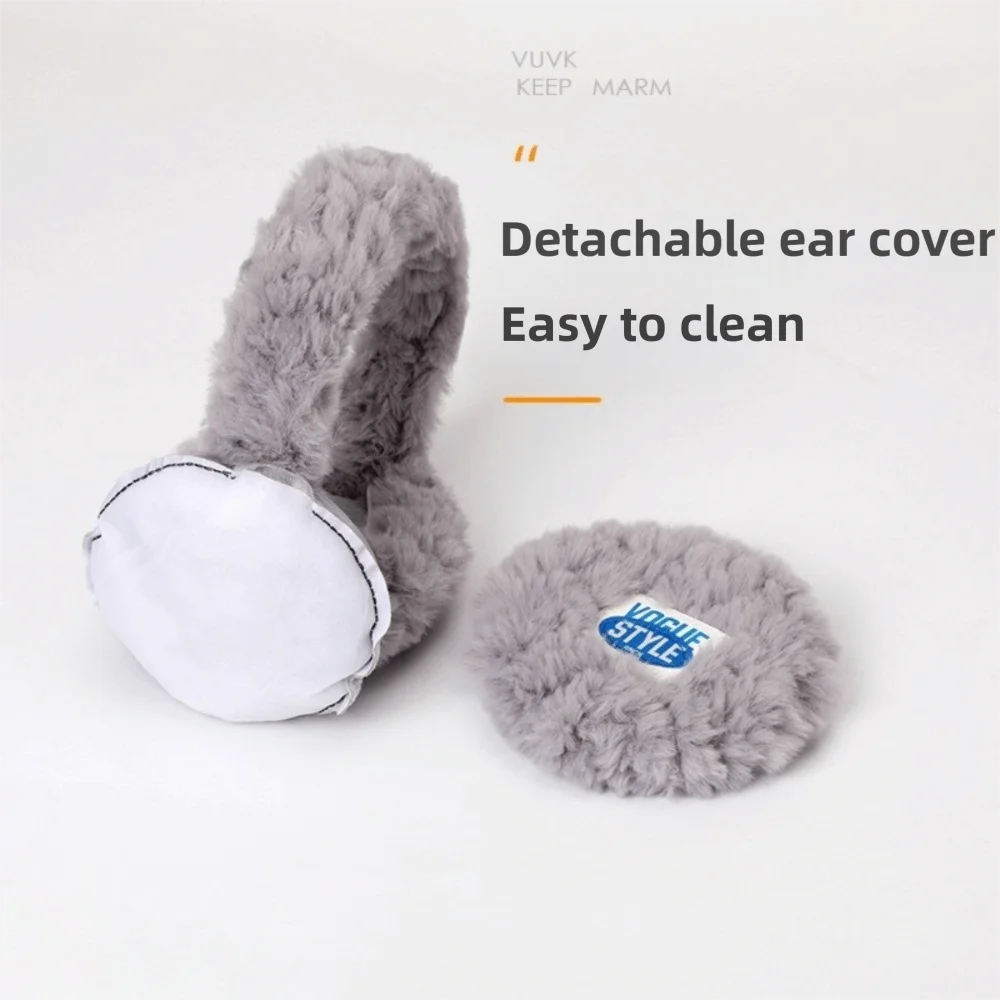 لطيف للطي الأذن دفئا لينة يندبروف الشتاء الدافئة غطاء للأذنين الباردة حماية سميكة عقال الرجال