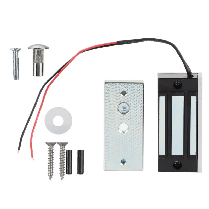 Mini Magnetic Door Lock, 60‑Kg Holding Force Access Control Lock for Door Entry System