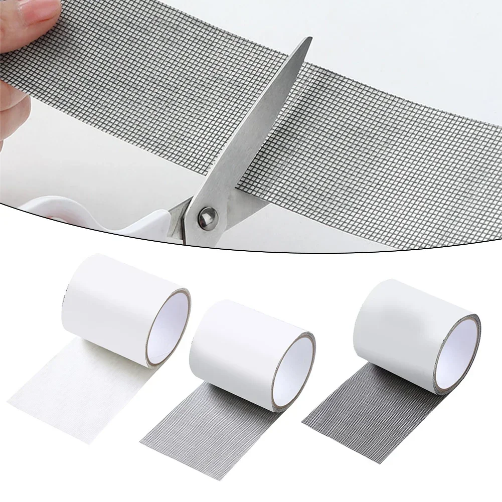 

Window Screen Repair Tape SelfAdhesive Mesh Tape Net Door Fix Patch Anti Insect Mosquito Mesh Broken Holes Repairing 10cmx2m