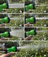 Pistolet à eau à 7 fonctions, pistolet de pulvérisation haute pression, plante de jardin, fleur, pelouse, Irrigation des légumes, lavage de voiture, outil de nettoyage à domicile 6