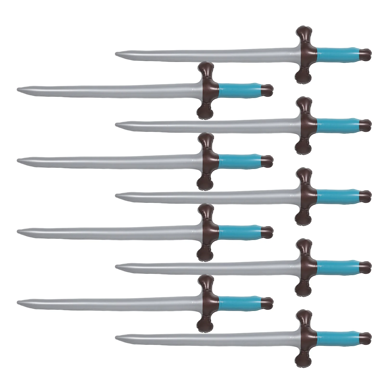 9Pcs Inflatable Pirate Swords Lightweight Kids Role Play Play Fighting Cosplay Birthday Party Outdoor Props Inflatable Swords