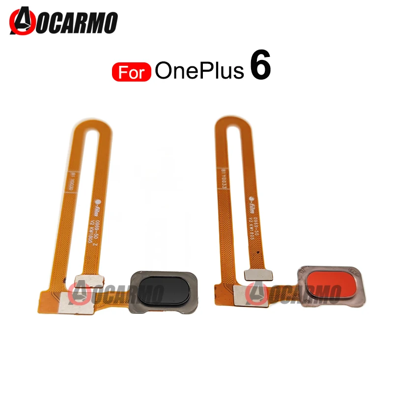 

1Pcs For OnePlus 6 A6000 1+6 Fingerprint Home Button Touch ID Flex Cable Repair Replacement Parts