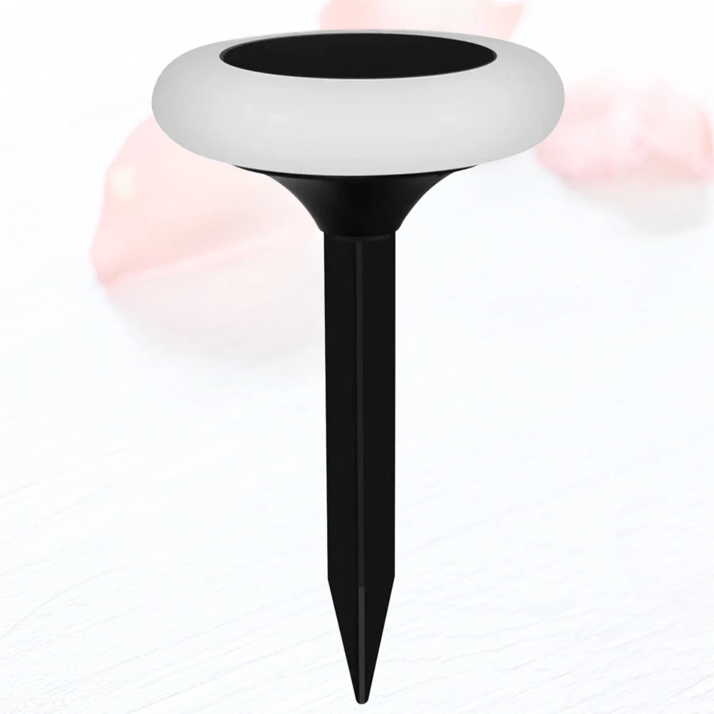 Solar Lawn Light LED Ground Plug RGB Colorful Outside Power Lights for Gardens Patios Driveways Energy Saving Low Consumption