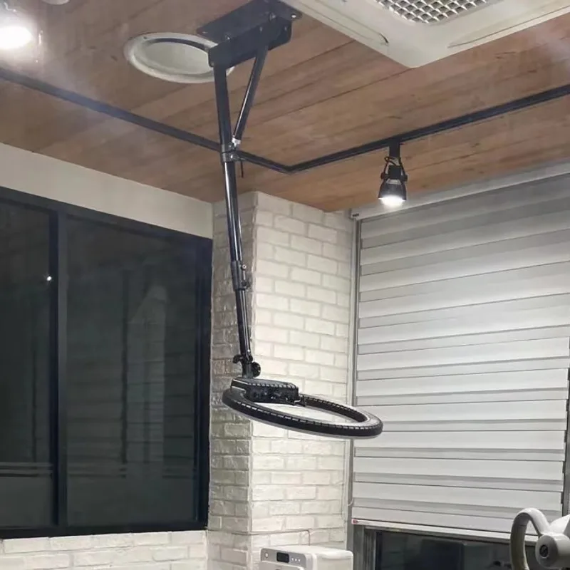 Light Ring Wall Mounted Triangle Arm Adjustable  18 21  Emitting Diode Studio Light