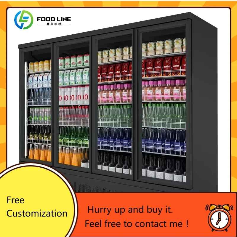 Outdoor Industrial  showcase bar Fridge Commercial Refrigerators Price Customized