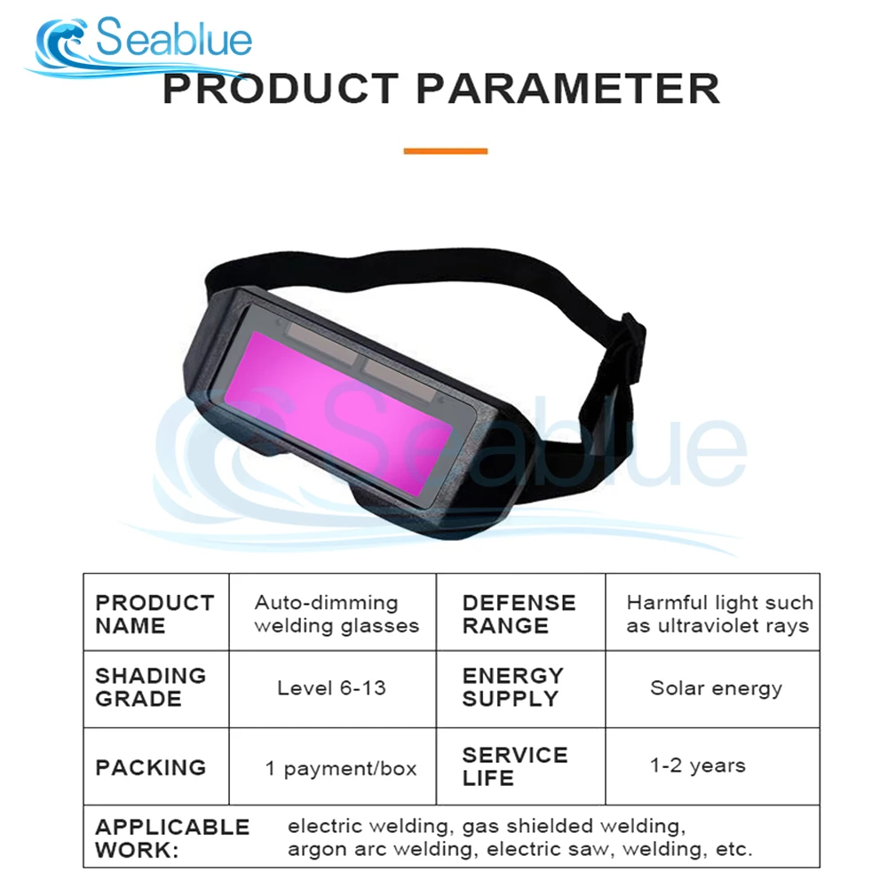 Gafas de soldadura de oscurecimiento automático, gafas solares de soldadura de arco de argón, gafas antideslumbrantes especiales, herramientas para