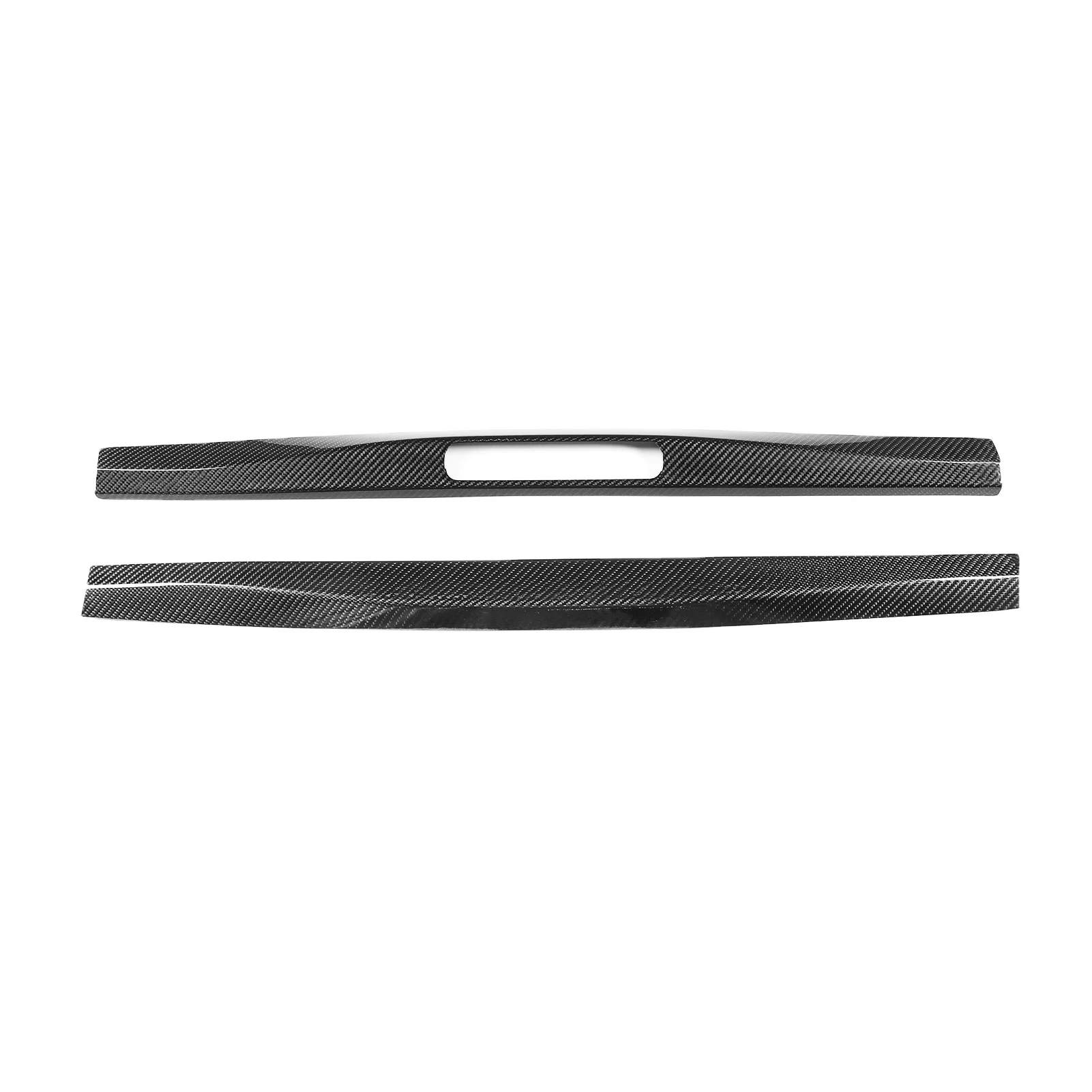 RHD Dry Carbon Fiber Interior Car Door Sill Threshold For Porsche 718 911