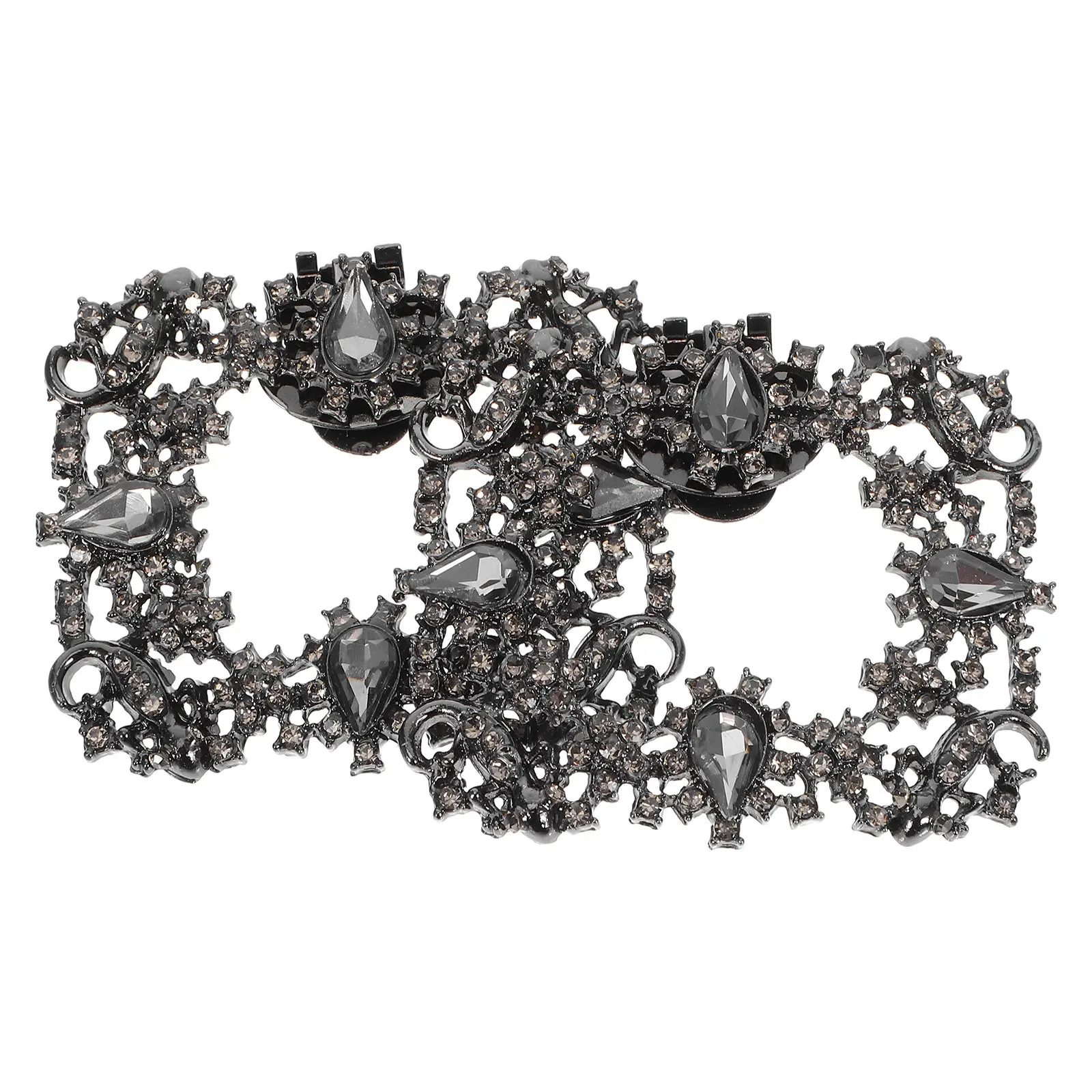 Detachable Sparking Shoe Clips for Women – Rhinestone Heel Buckles for Wedding, Bridal & Party Shoes