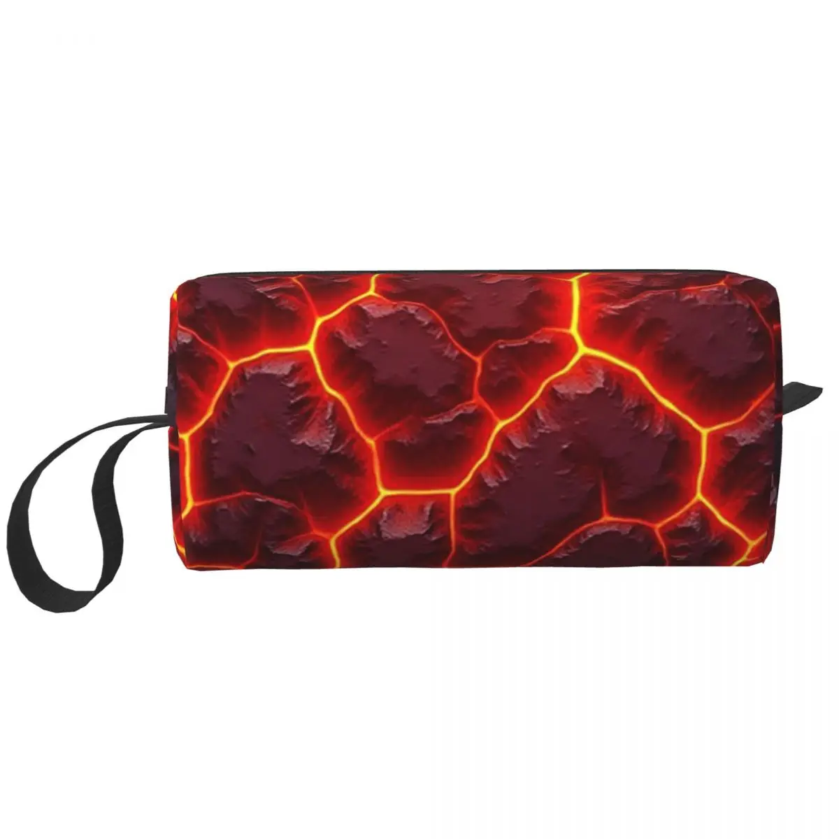 Magma-Vulkan-Lava-Feuer-Federmäppchen für Studenten, Geschenke, Stiftbox, Bleistiftbeutel, Schreibwaren, Reise-Kosmetiktasche für Frauen